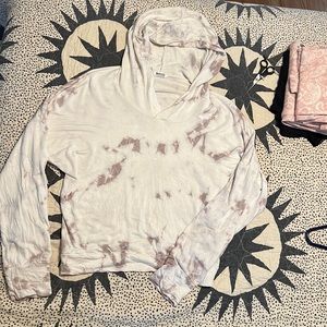 LA MADE tie dye hoodie sweater shirt size M